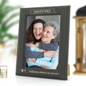 Ramka z grawerem na zdjęcie dla babci - Dla Najlepszej