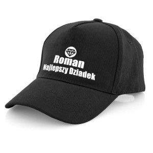 Czapka z daszkiem i nadrukiem dla dziadka - Brylantowy Dziadzio