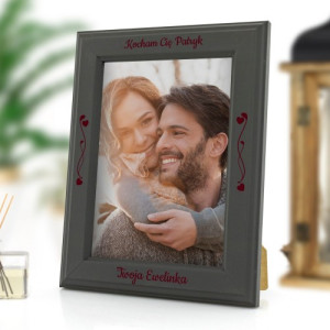 Ramka na zdjęcie z nadrukiem - Twoja na Zawsze