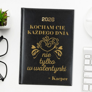 Kalendarz na 2026 z nadrukiem na walentynki - Walentynkowy