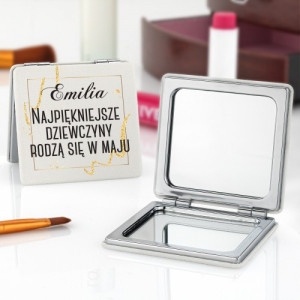 Lusterko z nadrukiem na urodziny dla niej - Najpiękniejsze dziewczyny