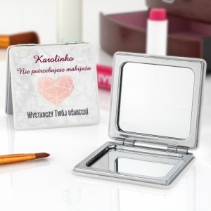 Lusterko z nadrukiem - Make up niepotrzebny