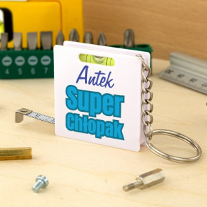 Brelok metrówka z nadrukiem imienia - Super Chłopak