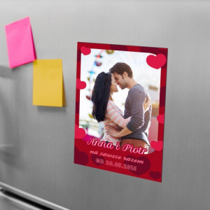 Magnes na lodówkę ze zdjęciem - Na zawsze razem