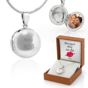 Sekretnik srebrny pr. 925 ze zdjęciem i grawerem - Jak chilli