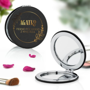 Lusterko kompaktowe z nadrukiem - Piękno z wnętrza
