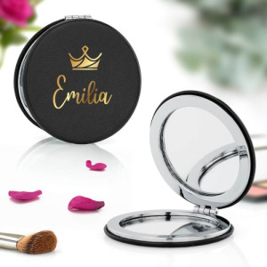 Lusterko kompaktowe z nadrukiem imienia - Królowa