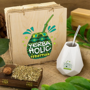 Zestaw upominkowy Yerba Mate z imieniem  - Yerbaholic