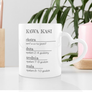 Kubek z nadrukiem imienia - Miarka do kawy