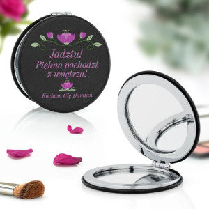 Lusterko kompaktowe z nadrukiem - Piękno z wnętrza