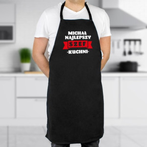 Fartuch kuchenny z nadrukiem imienia - Wybitny szef kuchni