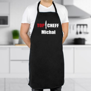 Fartuch kuchenny z nadrukiem imienia - Wybitny TOPCHEF