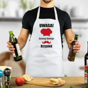 Fartuch kuchenny z imieniem - Kulinarny Wirtuoz