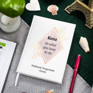 Planer kalendarz dla przyjaciółki - Do what you love to do