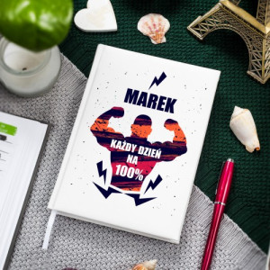 Planer z nadrukiem imienia  - Każdy dzień na 100%