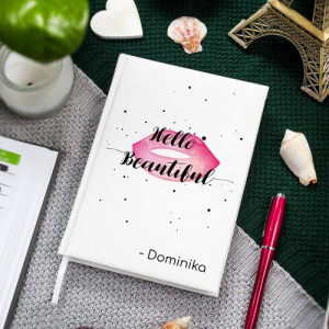 Planer z nadrukiem imienia - Hello Beautiful