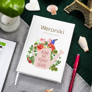 Planer kalendarz dla ogrodniczki - Piękny ogród