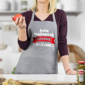 Fartuch kuchenny dla niej z nadrukiem -  Najlepsza