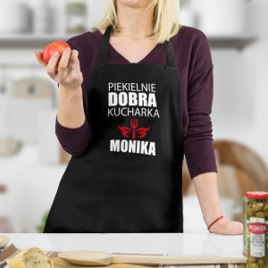 Fartuszek kuchenny z imieniem - Z piekła rodem