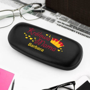 Etui na okulary z nadrukiem imienia - Królowa Mama