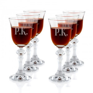 Zestaw 6 kieliszków Krista Prestige z grawerem - Uczta