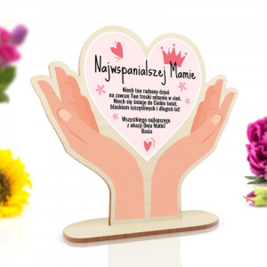 Statuetka z nadrukiem dla Mamy - Radosny Dzień