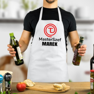 Fartuch kuchenny z imieniem - Tata Masterszef