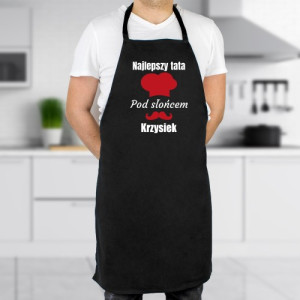 Fartuch kuchenny z nadrukiem - Najlepszy Tata