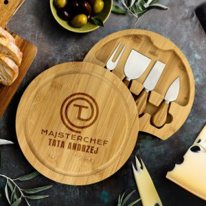Deska do serów z grawerem dla taty - Majsterchef