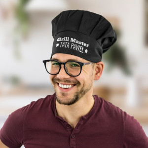 Czapka kucharska dla taty - Grill Master