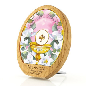 Obrazek komunijny z kryształem - Ważny Dzień