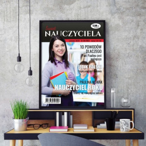 Okładka magazynu ze zdjęciem dla nauczycielki - Świat Nauczyciela