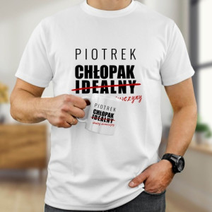 Koszulka Rozmiar L i kubek dla chłopaka - Chłopak idealnej dziewczyny