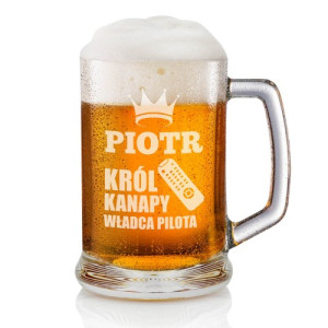 Kufel z grawerem dla chłopaka - Król kanapy