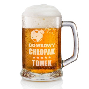 Kufel z grawerem dla chłopaka - Bombowy chłopak