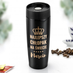 Kubek termiczny z grawerem dla chłopaka - Najlepszy na świecie