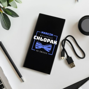 Powerbank 20000mah z nadrukiem dla chłopaka - Najlepszy chłopak