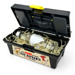 Skrzynka na narzędzia z nadrukiem dedykacji - Dla chłopaka