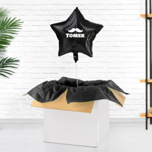 Balon z nadrukiem na 30 urodziny dla niego - Szczęśliwych!