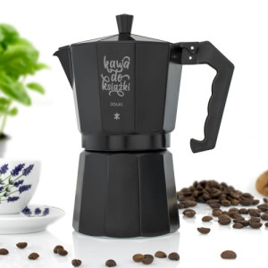 Kawiarka ciśnieniowa z grawerem dla niej - Kawa do książki