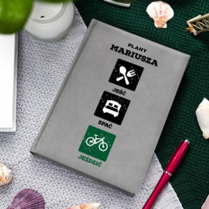 Planer kalendarz dla rowerzysty - Jeść, spać, jeździć