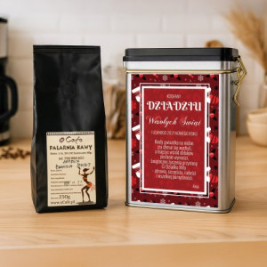 Kawa i puszka na kawę dla dziadka na święta - Kochany Dziadziu