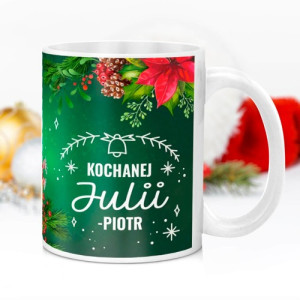 Kubek z nadrukiem na święta dla niej - Zimowy czas
