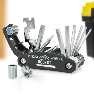 Zestaw kluczy z nadrukiem dla rowerzysty - Ruszaj w drogę