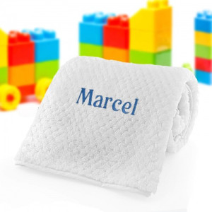 Koc z haftem 80 x 90 dla dziecka - Do snu