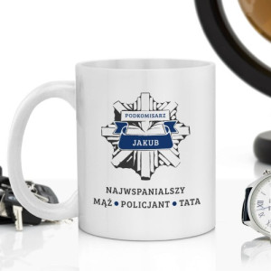Kubek z nadrukiem dla policjanta - Najwspanialszy