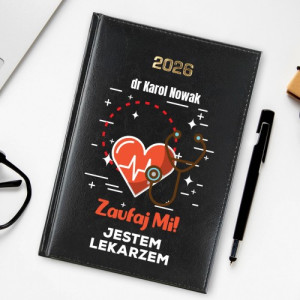 Kalendarz 2026 z nadrukiem dla lekarza - Zaufaj mi