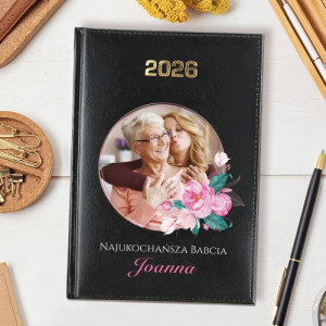 Kalendarz na 2026 z nadrukiem zdjęcia dla babci - Więź pokoleń