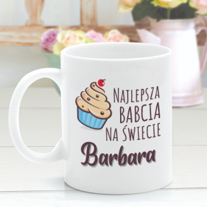 Kubek z nadrukiem dla babci - Najlepsza