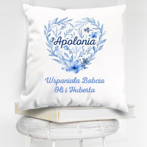Poduszka z nadrukiem imienia dla babci - Wspaniała